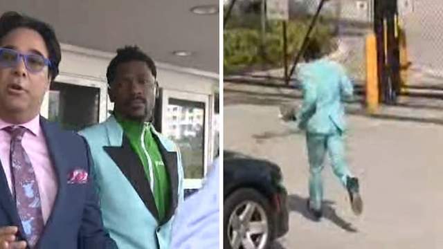 Antonio Brown Runs The Wrong Way Out Of Jail After Posting 110K Bond