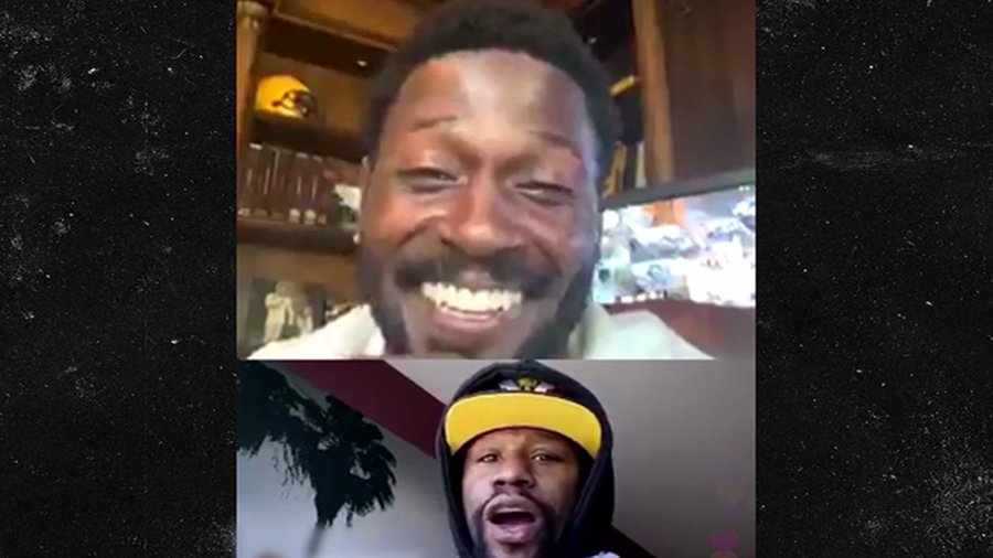 Floyd Mayweather Calls Out NFL Over Antonio Brown While on IG Live