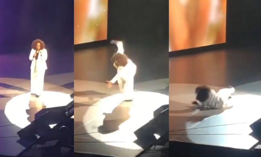 50 Cent Laughs at Oprah Falling On Stage While Talking About Balance