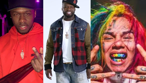 50 Cent Says He Would Claim 6ix9ine Over His Own Son On Live