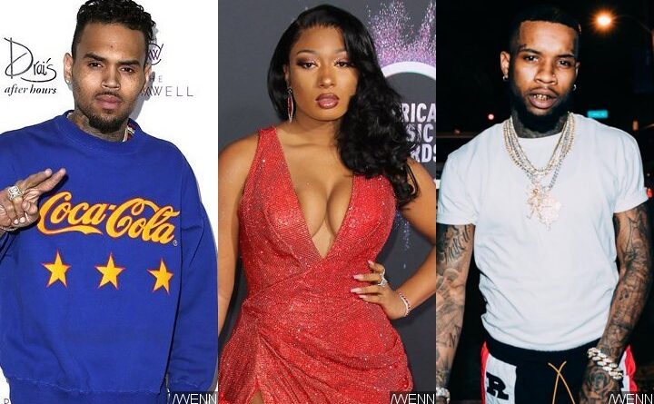 Chris Brown Angry That He's Included In Megan Thee Stallion & Tory Lanez Drama