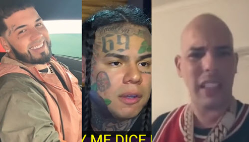 6ix9ine Goes On Latino TV & Breaks Down After Reggaeton Star, Anuel, Stopped Messing With Him For Snitching
