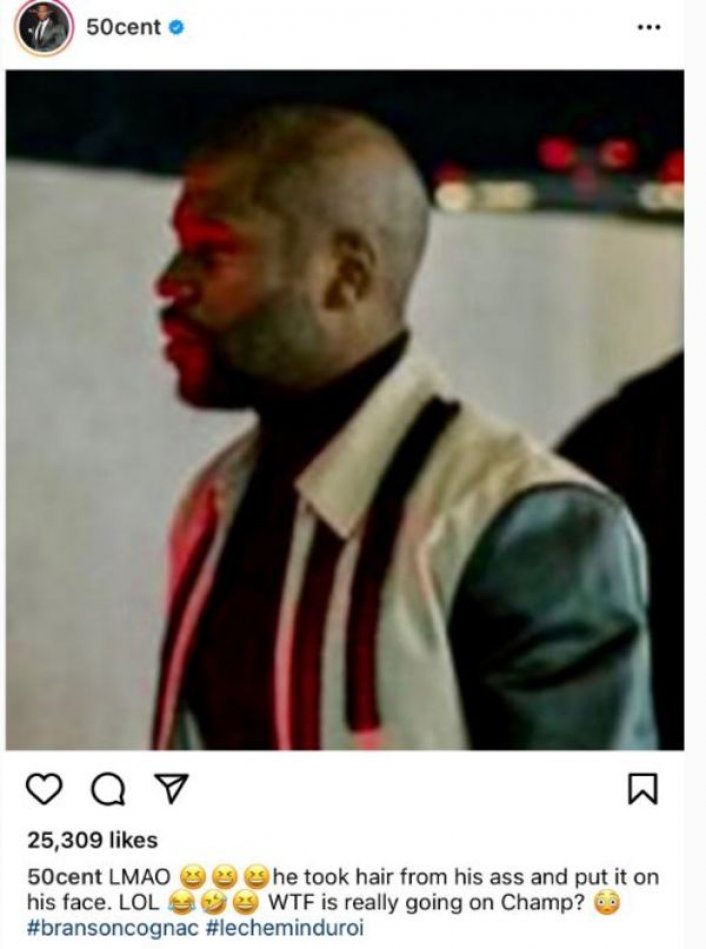 50 Cent Makes Fun of Floyd Mayweather For Getting a Beard Transplant