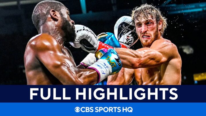 Floyd Mayweather Vs Logan Paul Highlight, Fans Think Mayweather Held Him Up After KO'ing Him