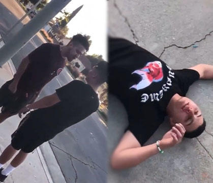Dude Gets Knocked Out Cold After Stepping Up To The Wrong One