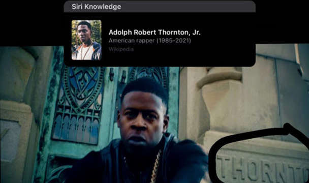 Blac Youngsta Shot A Music Video In Front Of A Grave With A Name Called "Thornton"...Young Dolph's Real Name
